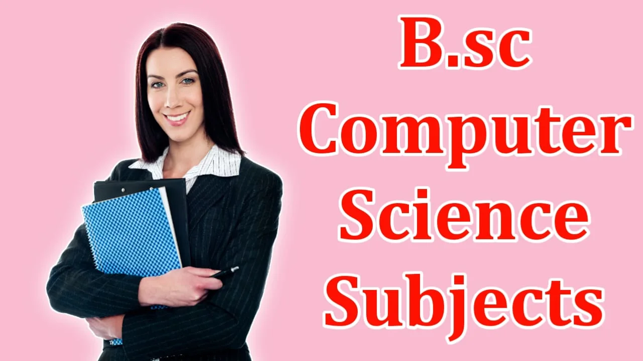 B sc Computer Science Subjects List